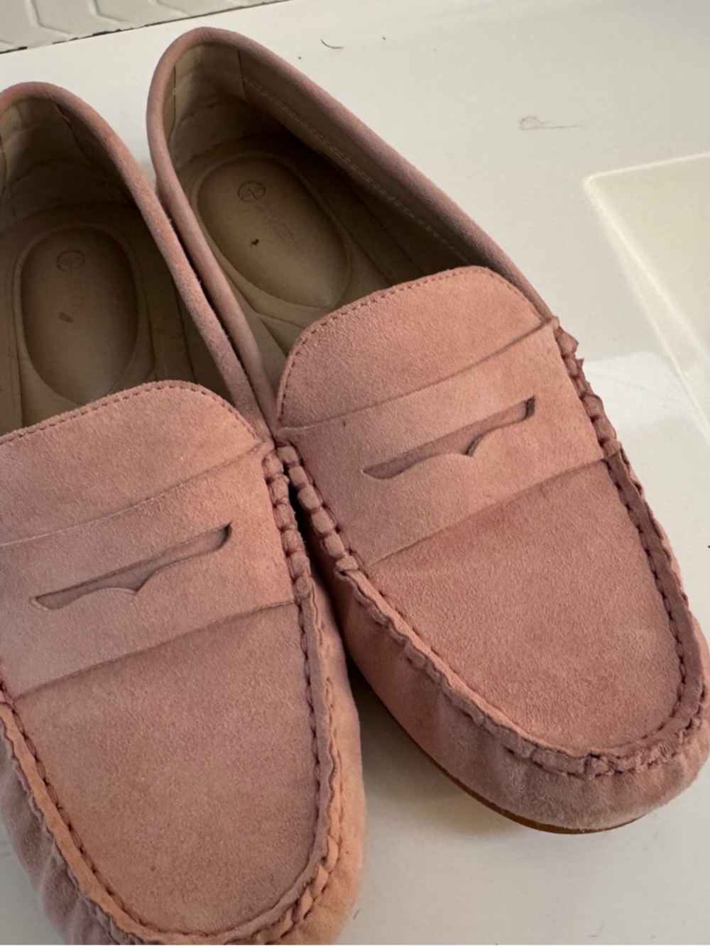 Giani Bernini Pink Suede Comfy Penny Loafers - Picture 12 of 14